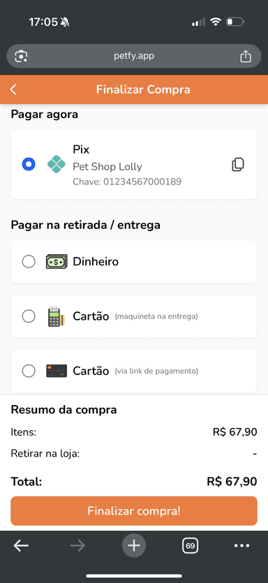 Pagamento - WhatsApp Conversation