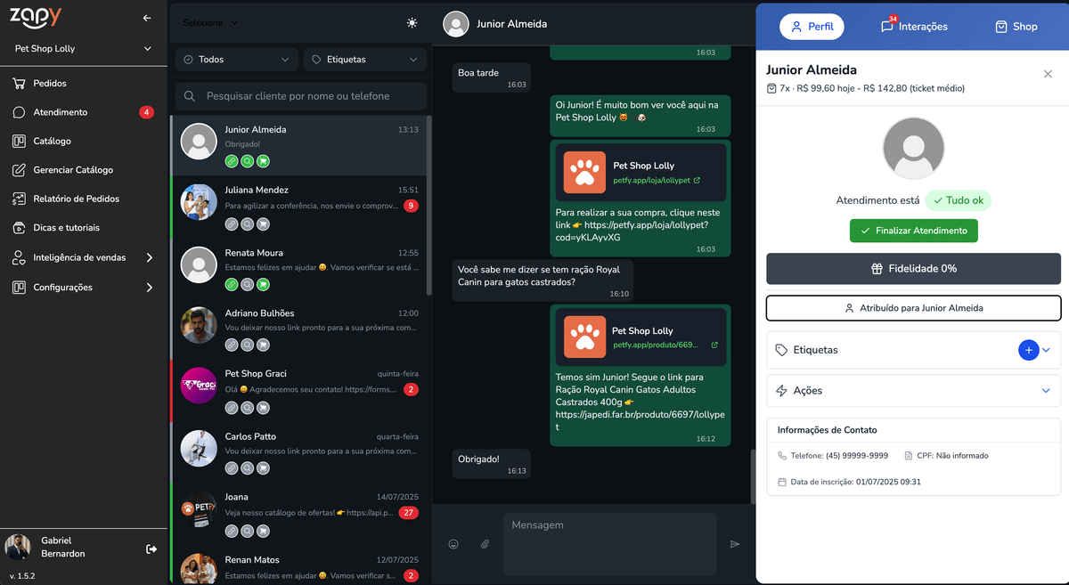 Automação de Processos Integrado com a API Oficial da Meta